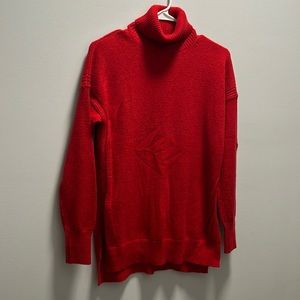 Old Navy red long sleeve turtleneck sweater